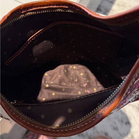 Kate Spade Vintage Paisley Floral Small Zippered Hobo Bag - Picture 9 of 9